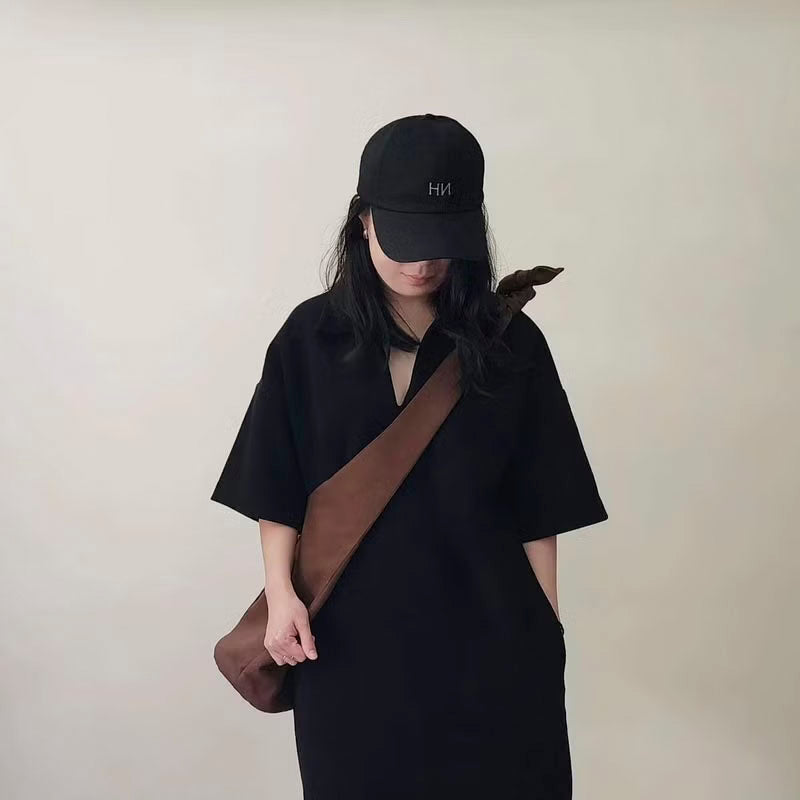 HNLAB - 僧棕咖色打結旅行漂流人包 BROWN HOBO BAG 正面