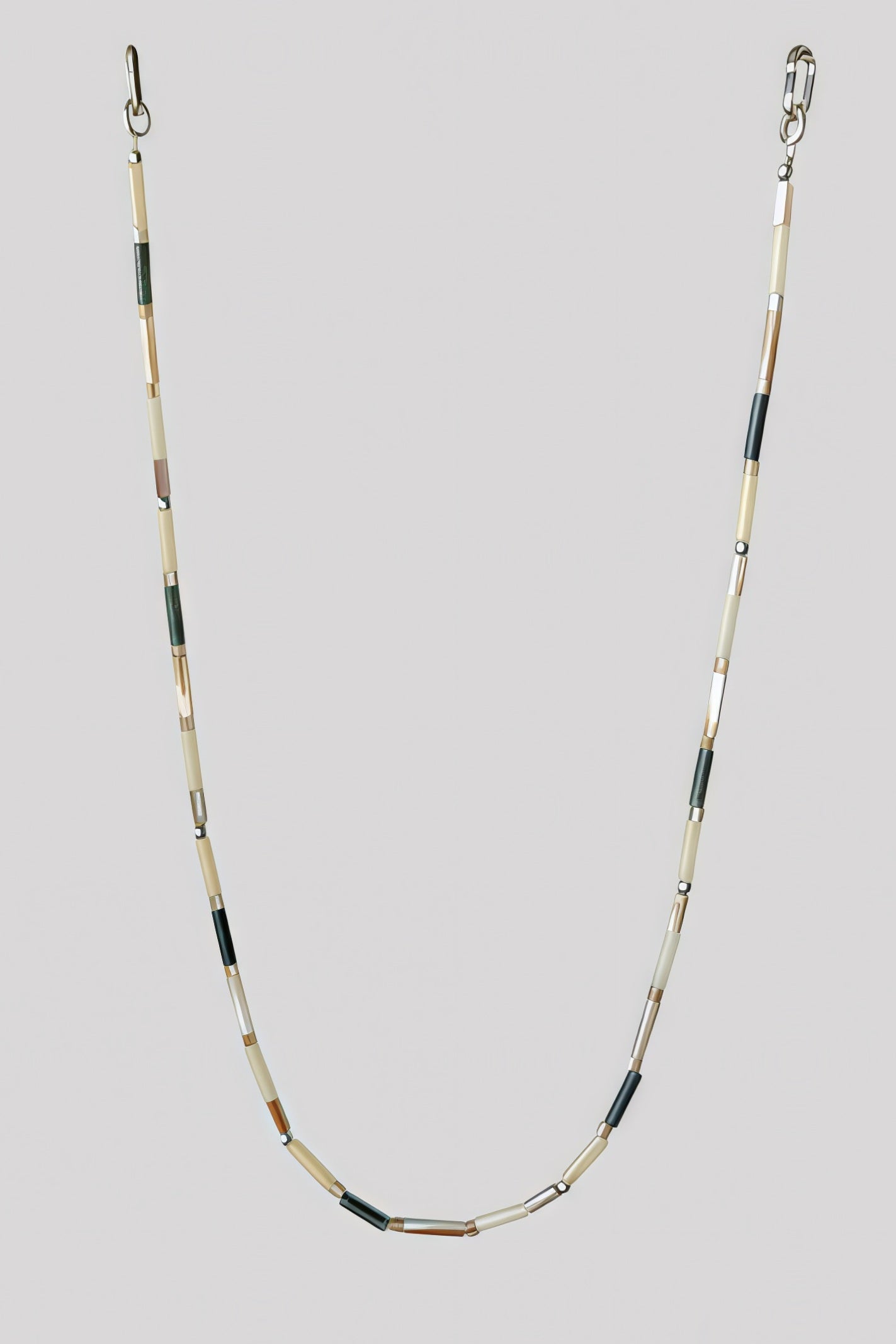 BEADED CAP CORD BASEBALL CAP串珠帽繩黑單寧棒球帽，專屬礫石帽繩 - HNLAB